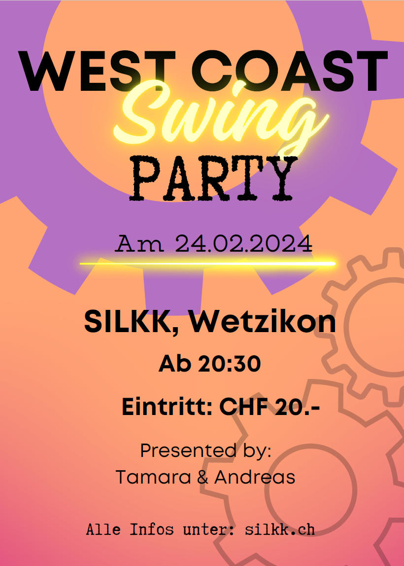 Silkk | Dance & Eventfactory WEST COAST SWING Party die Erste💜🧡