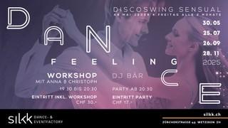 Silkk | Dance & Eventfactory - Dance Feeling – Die Discoswing Sensual Party mit Anna und Christoph
