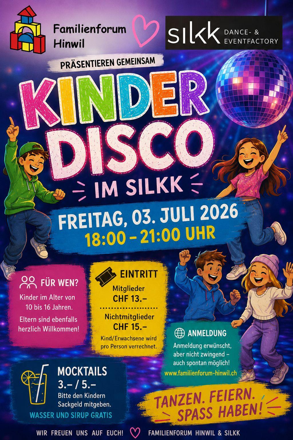Silkk | Dance & Eventfactory - Kinderdisco