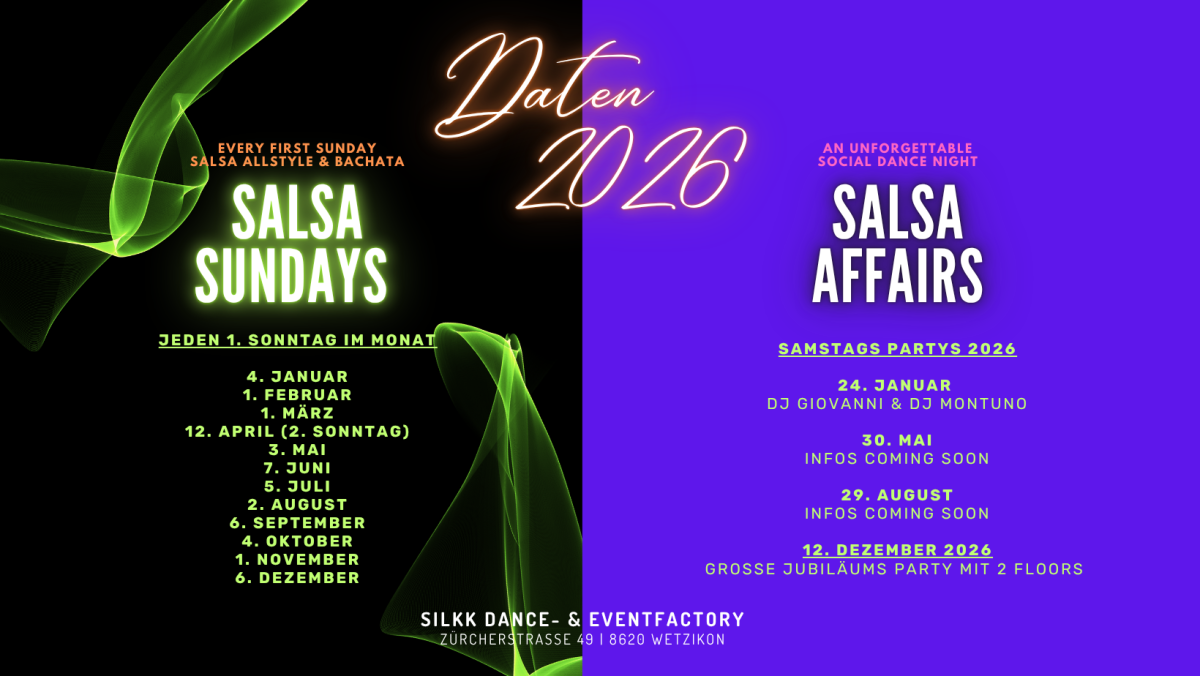 Silkk | Dance & Eventfactory - Salsa Sundays - Every first Sunday